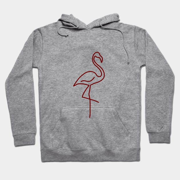 Flamingo Hoodie by Creative at home